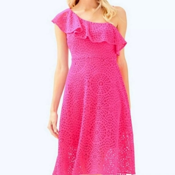 Lilly Pulitzer Dresses & Skirts - NWOT Lilly Pulitzer Crochet Lined Dress Size 00